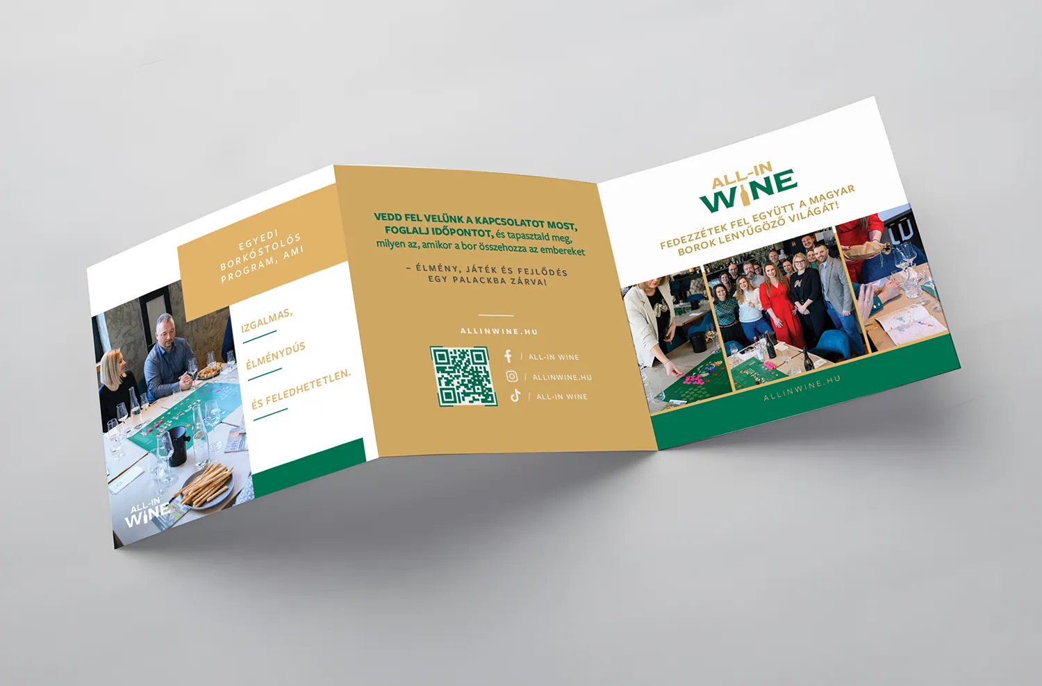 Fold-out leaflet, outside
