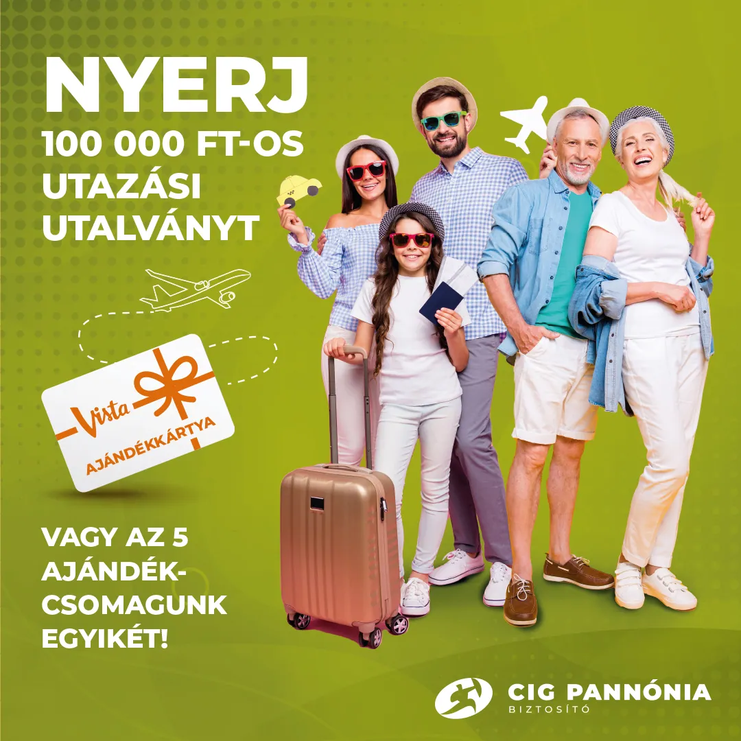 CIG Pannónia: Travel insurance: prize draw social posts
