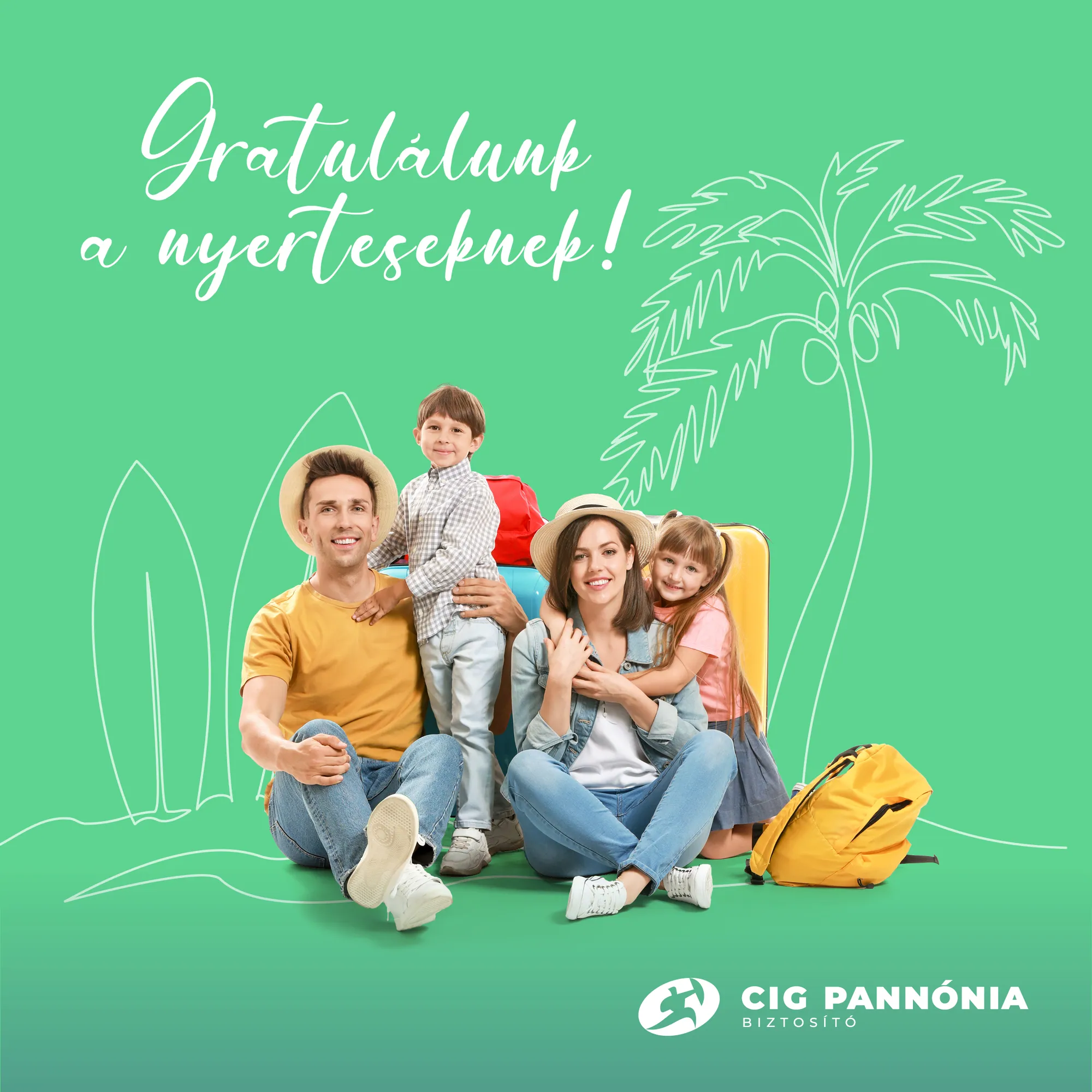 CIG Pannónia: Travel insurance: prize draw social posts