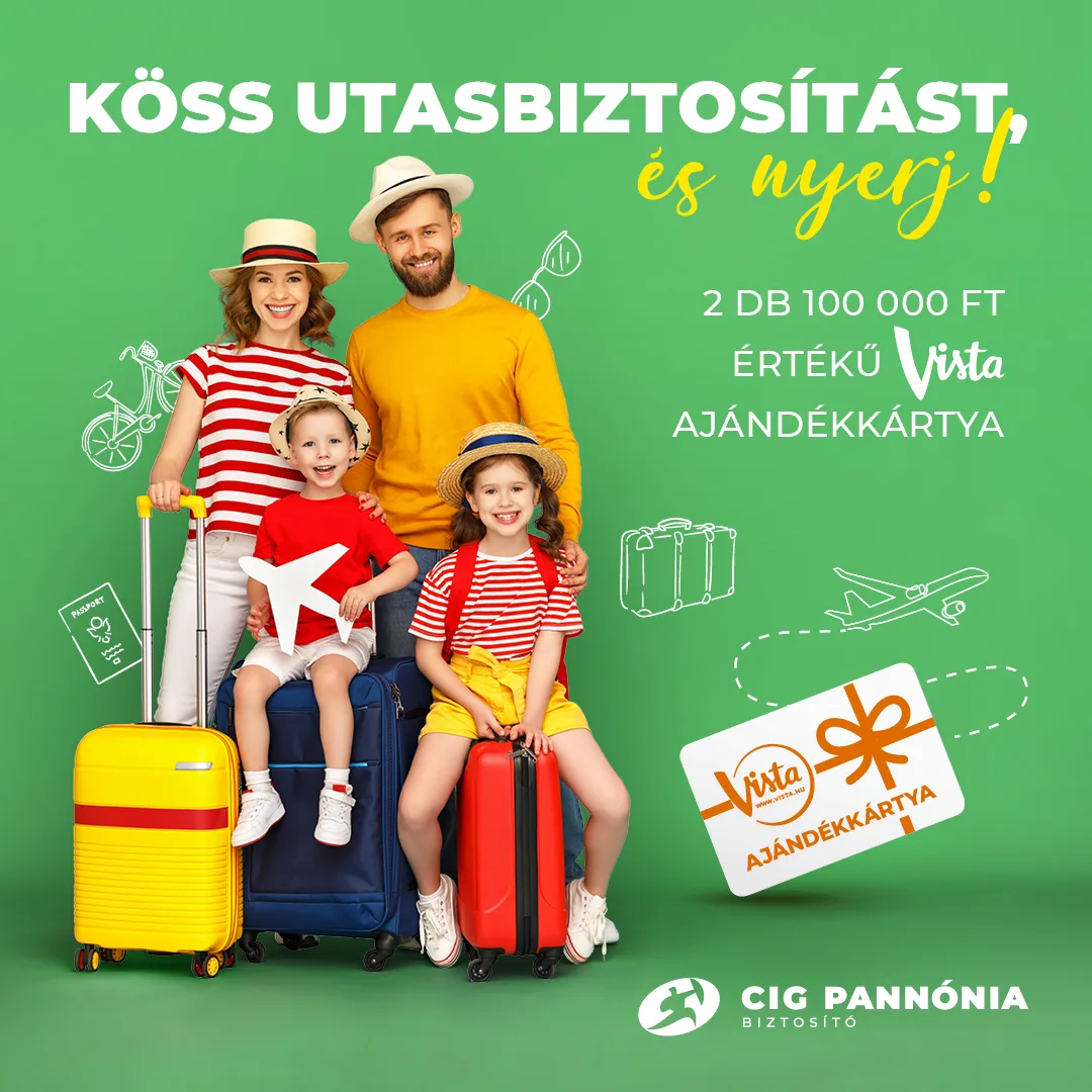 CIG Pannónia: Travel insurance: prize draw social posts