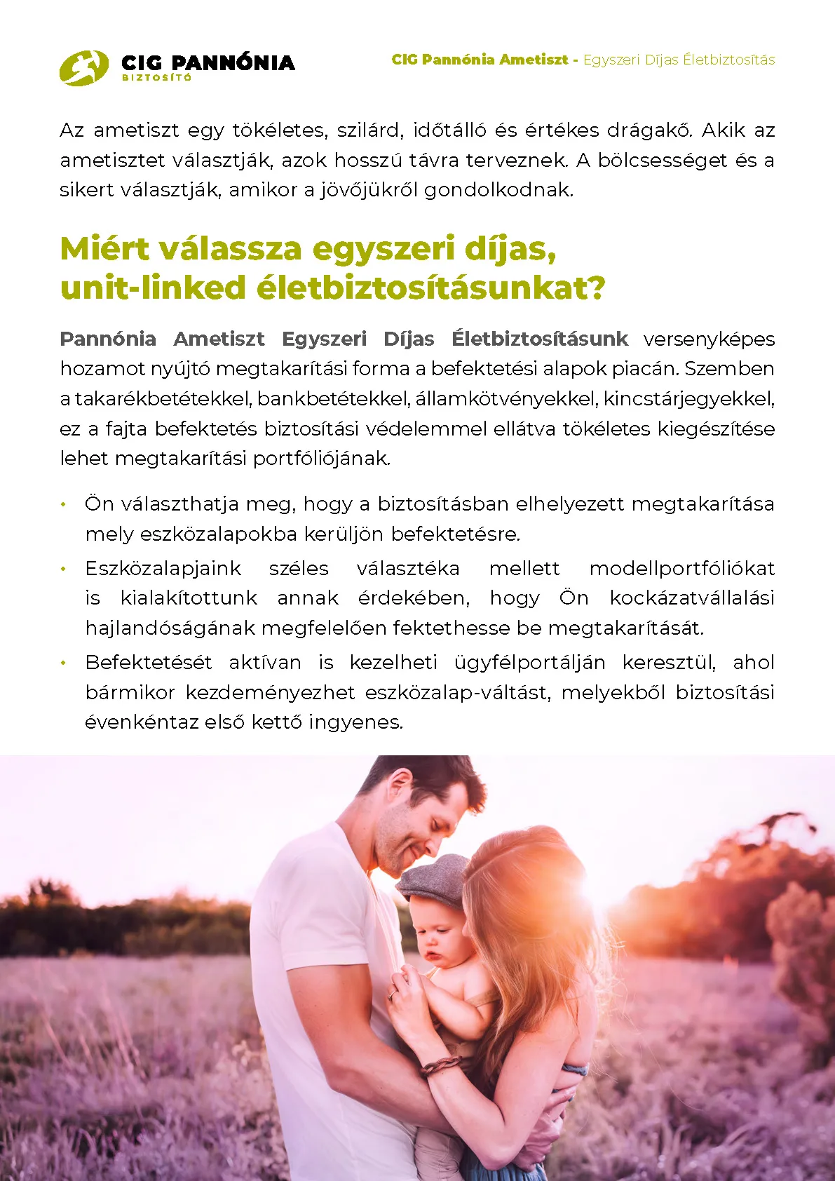 CIG Pannónia: Insurance e-leaflets
