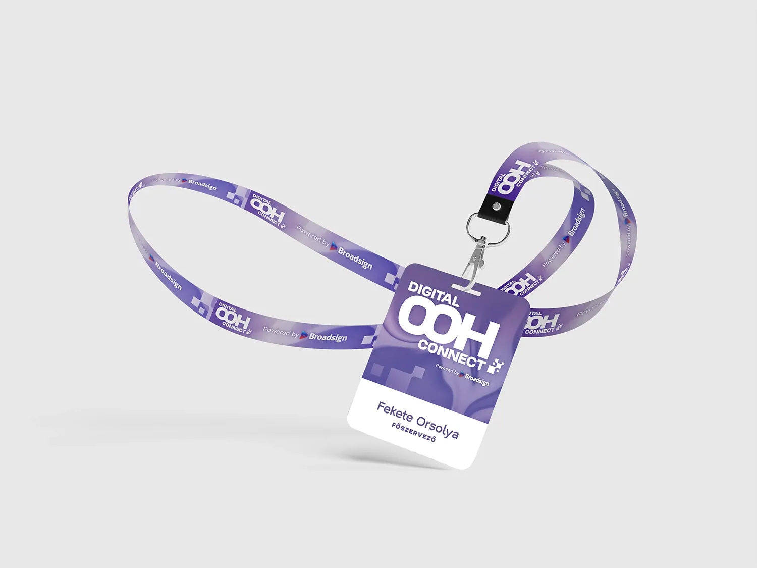 Conference lanyard and badge