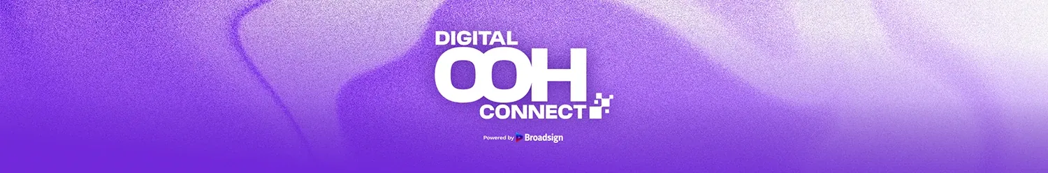 Final Digital OOH Connect logo on the purple gradient, YouTube cover