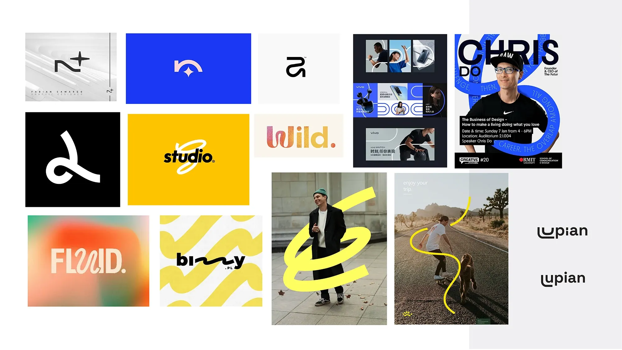 Lupian logo: Mood boards and first ideas