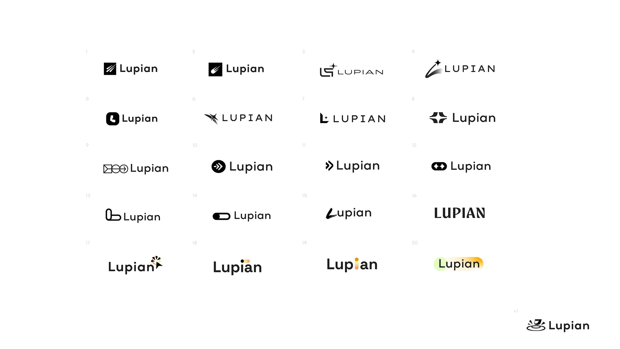 Lupian logo: Design