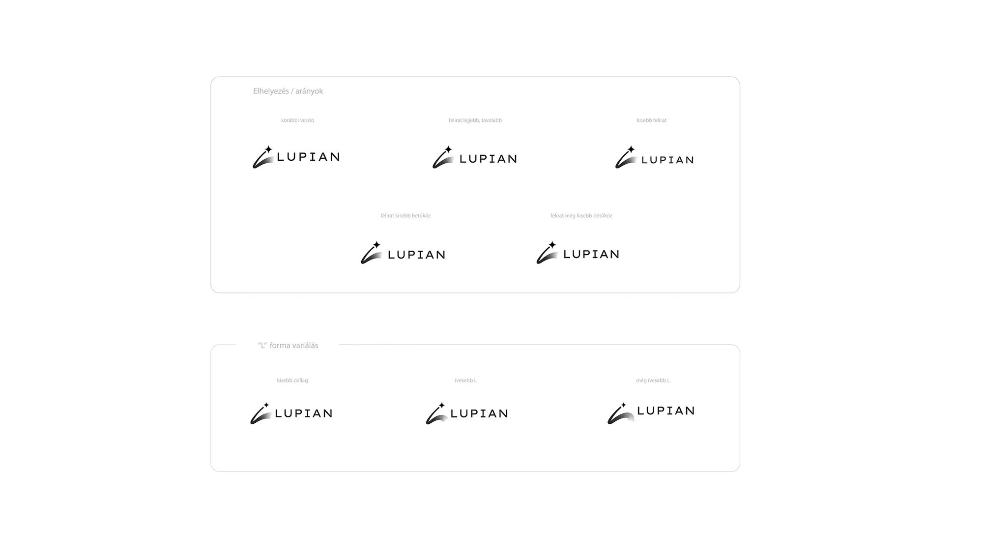 Lupian logo: Design