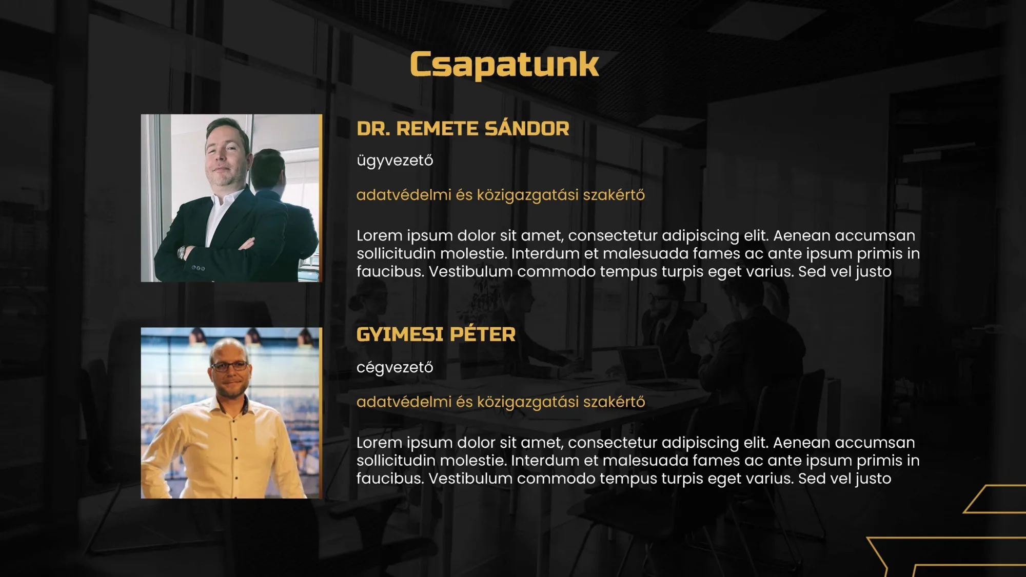 Perfectus Consilium: Presentation template