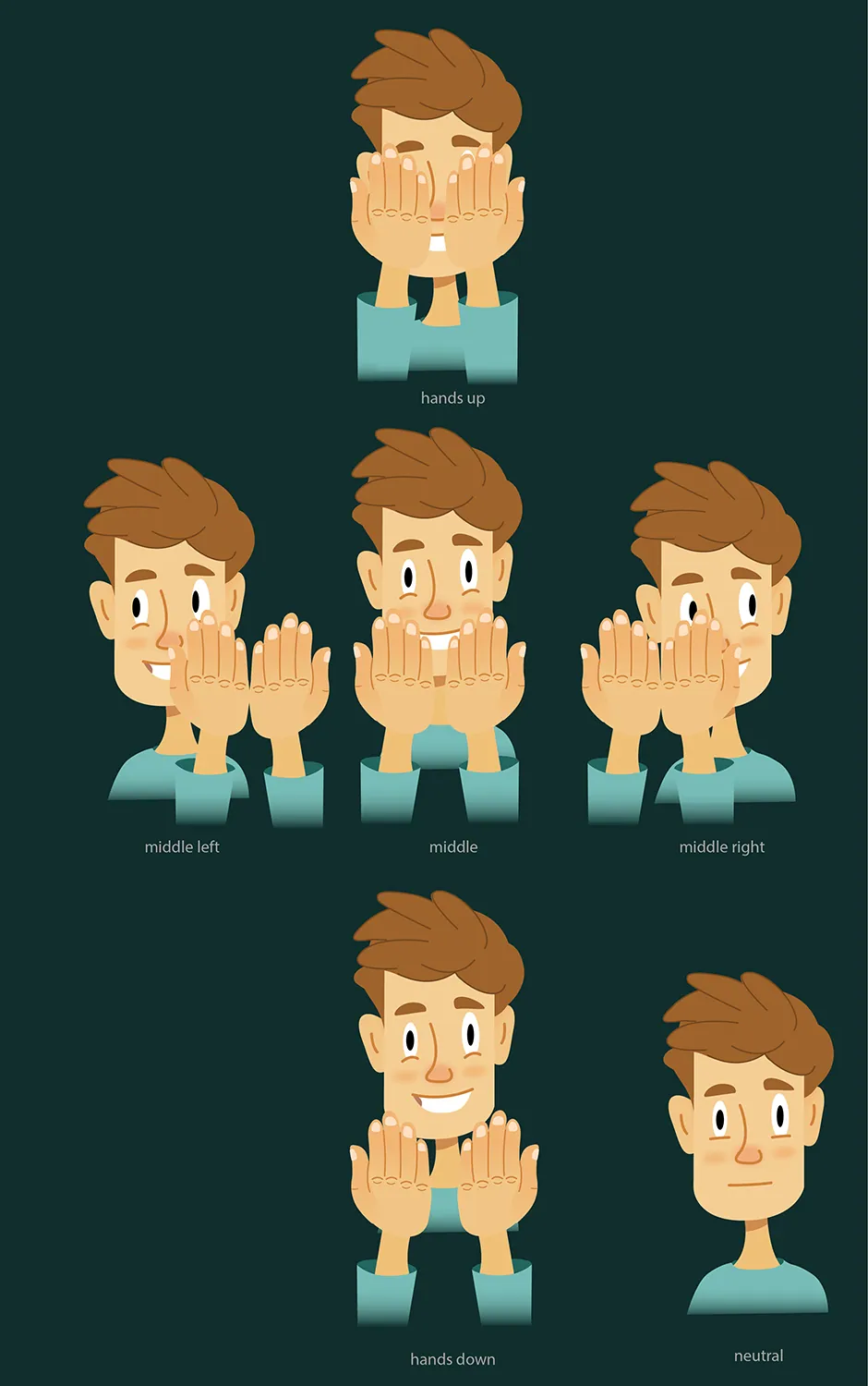 Boy character poses for an unlock screen